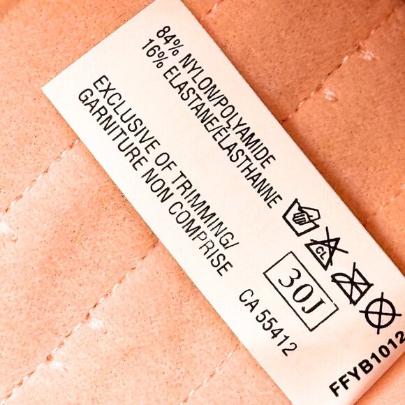 ⭐ NWT Fit Fully Yours Maxine Moulded Bra • Peach • 30J ⭐ - Picture 5 of 7